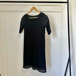 Little Black Dress, brand: "i.Joah", XS, Crochet w/ fully lined body